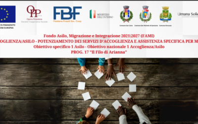 Avviato nella Sicilia Sud-Orientale il Progetto FAMI 17 -Il Filo di Arianna