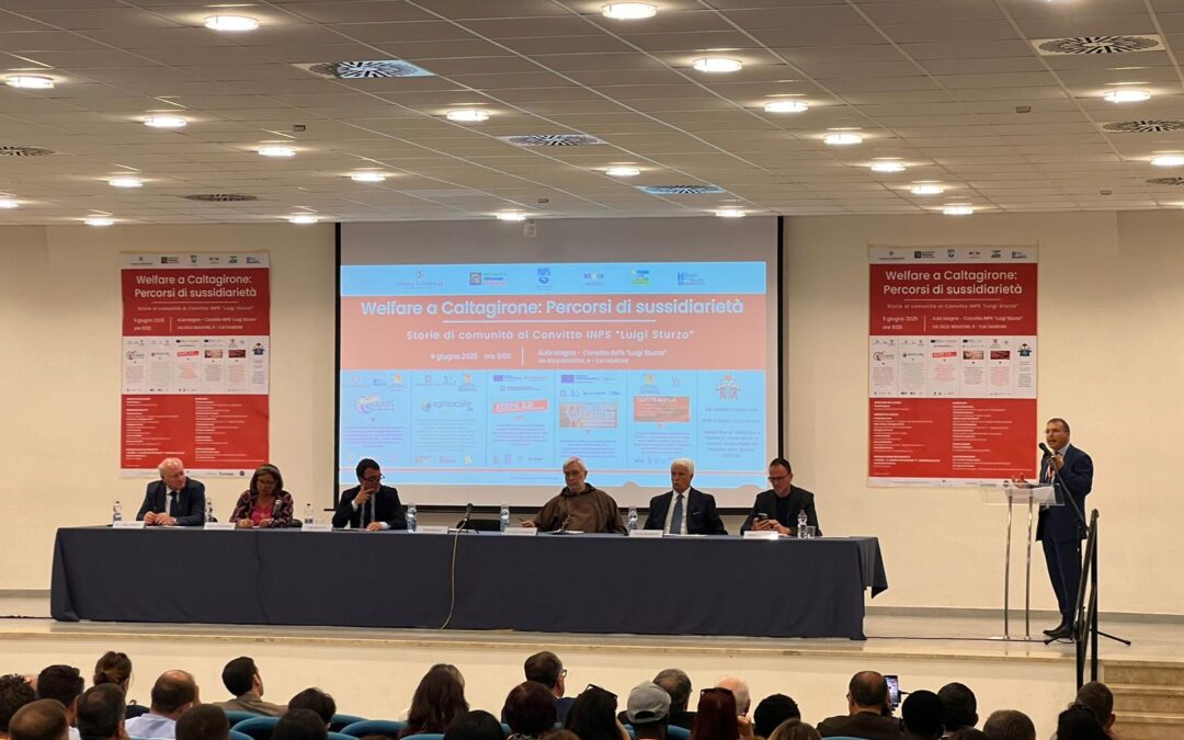COMUNICATO  STAMPA  Caltagirone scommette sul welfare: al Convitto INPS “Luigi Sturzo” un incontro per raccontare comunità che costruiscono futuro