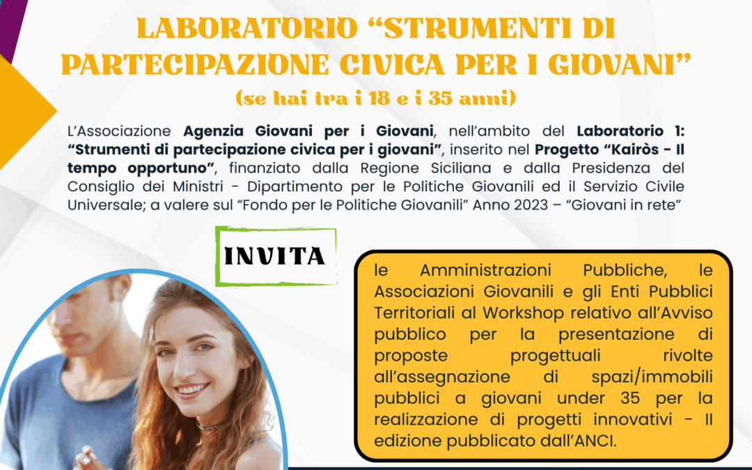 Workshop “Strumenti di partecipazione civica per i giovani” – Progetto Kairòs