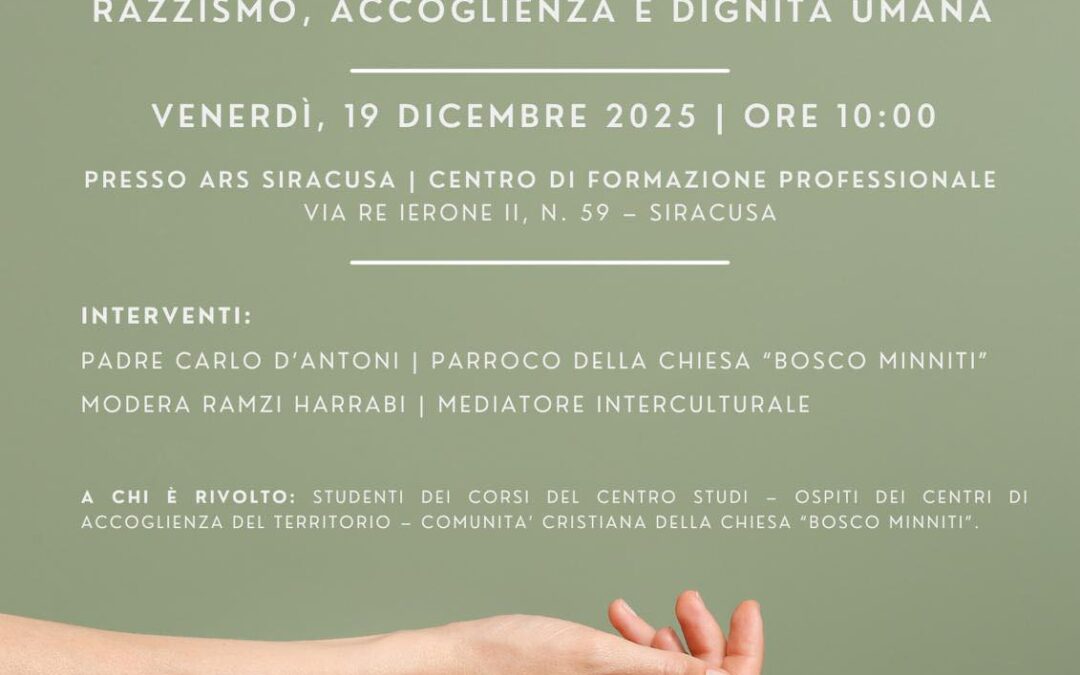 “Gesù era perseguitato” Spunti di riflessione e Circle Time su razzismo, accoglienza e dignità umana