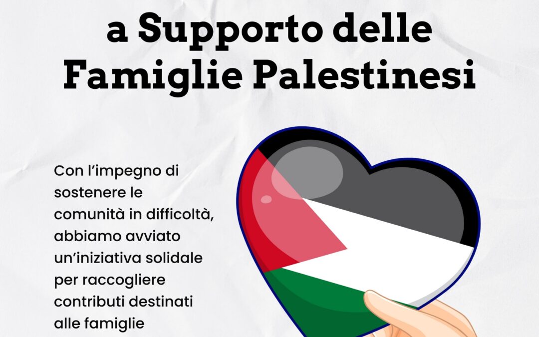Iniziativa solidale a sostegno delle famiglie palestinesi
